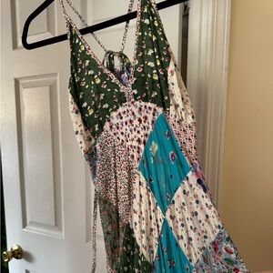 Blue Sky colorful dress